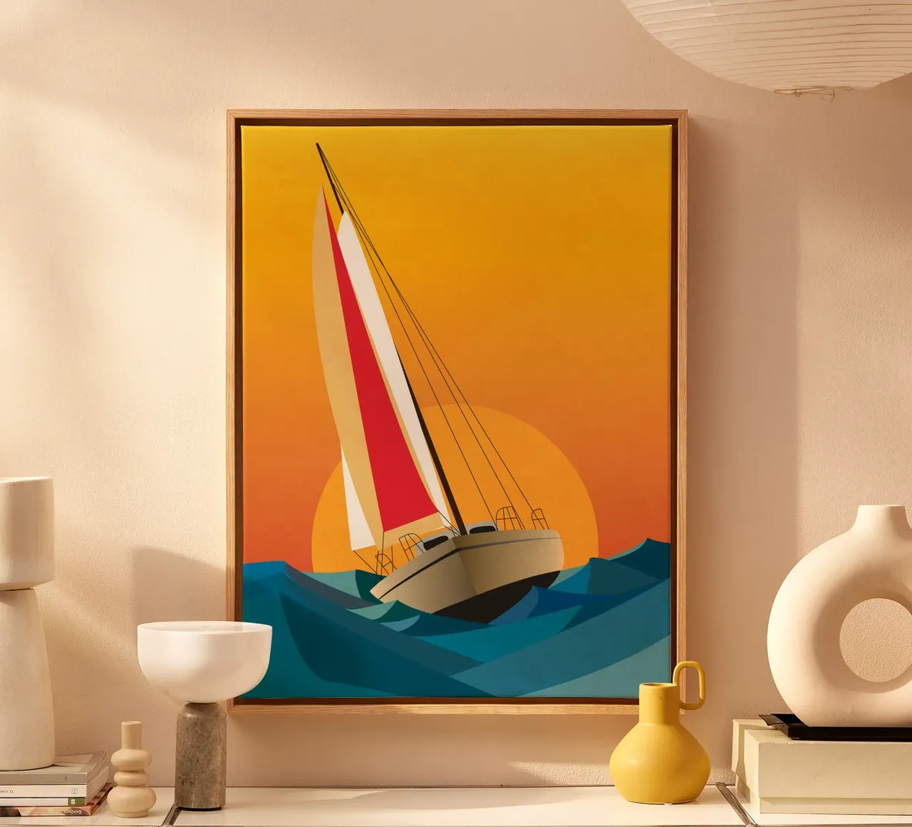 Vela II tela con Cornice a cassetta da LaylaOzFun