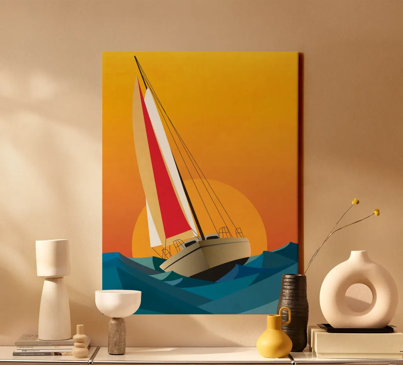 Vela II tela con Cornice a cassetta da LaylaOzFun