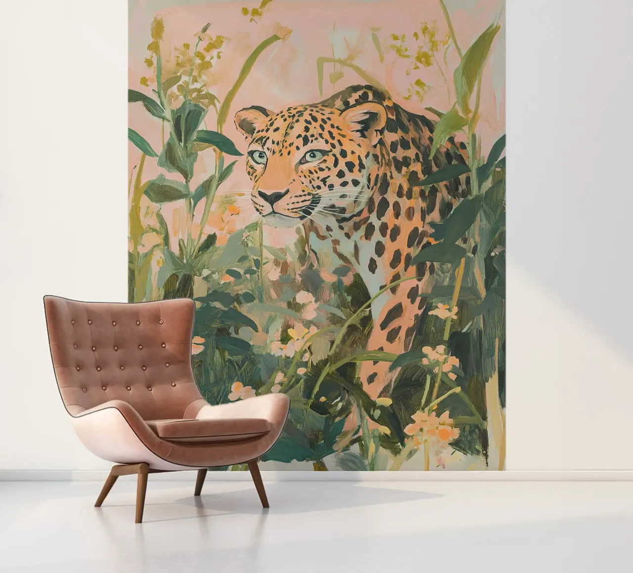 Luipaard fotobehang van Euphoria Theresa