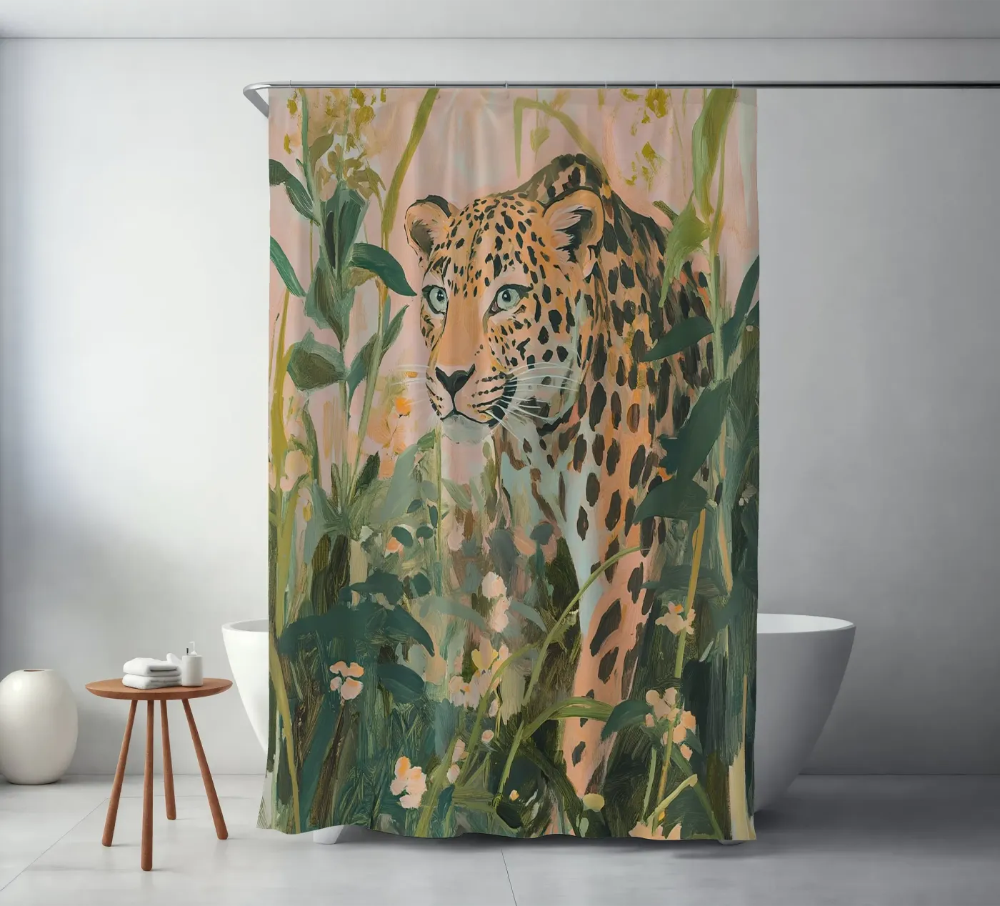 Leopard Duschvorhang von Euphoria Theresa