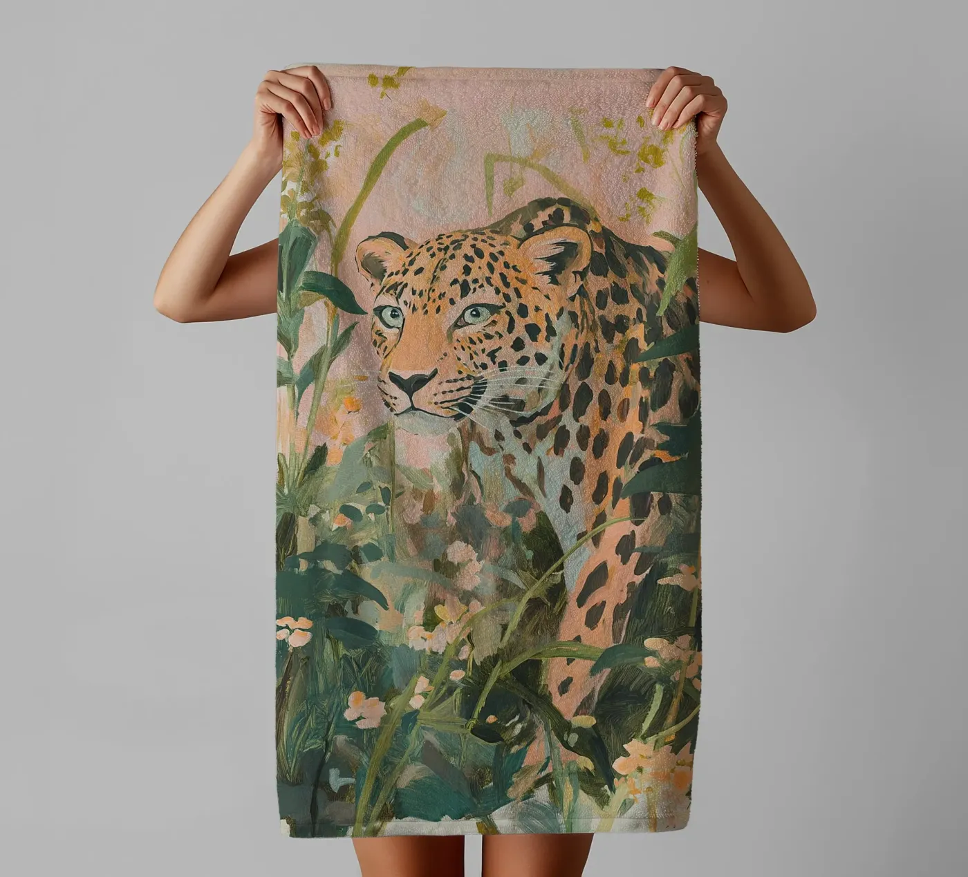 Leopard badhanddoek van Euphoria Theresa