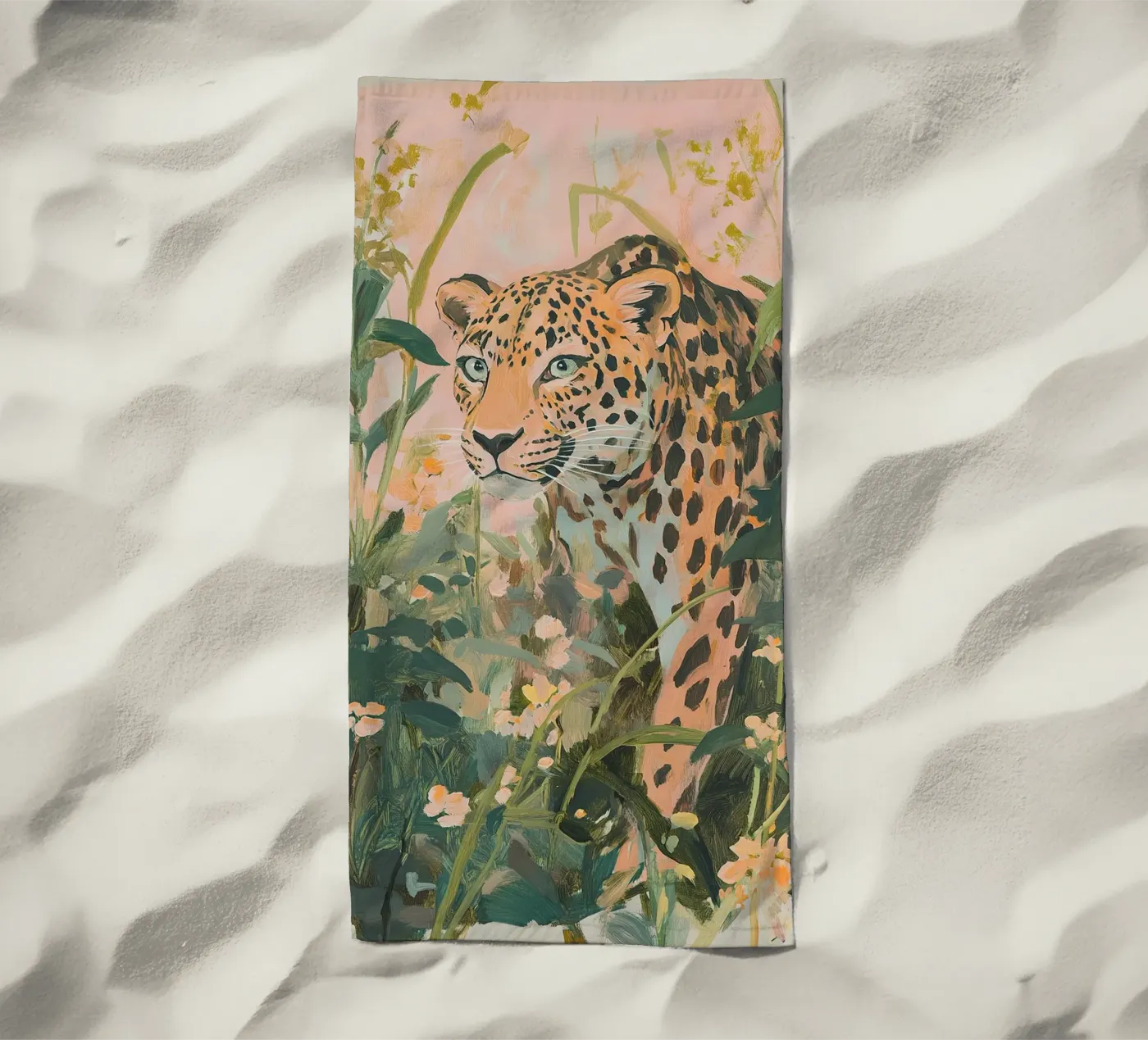 Leopard Strandtuch von Euphoria Theresa