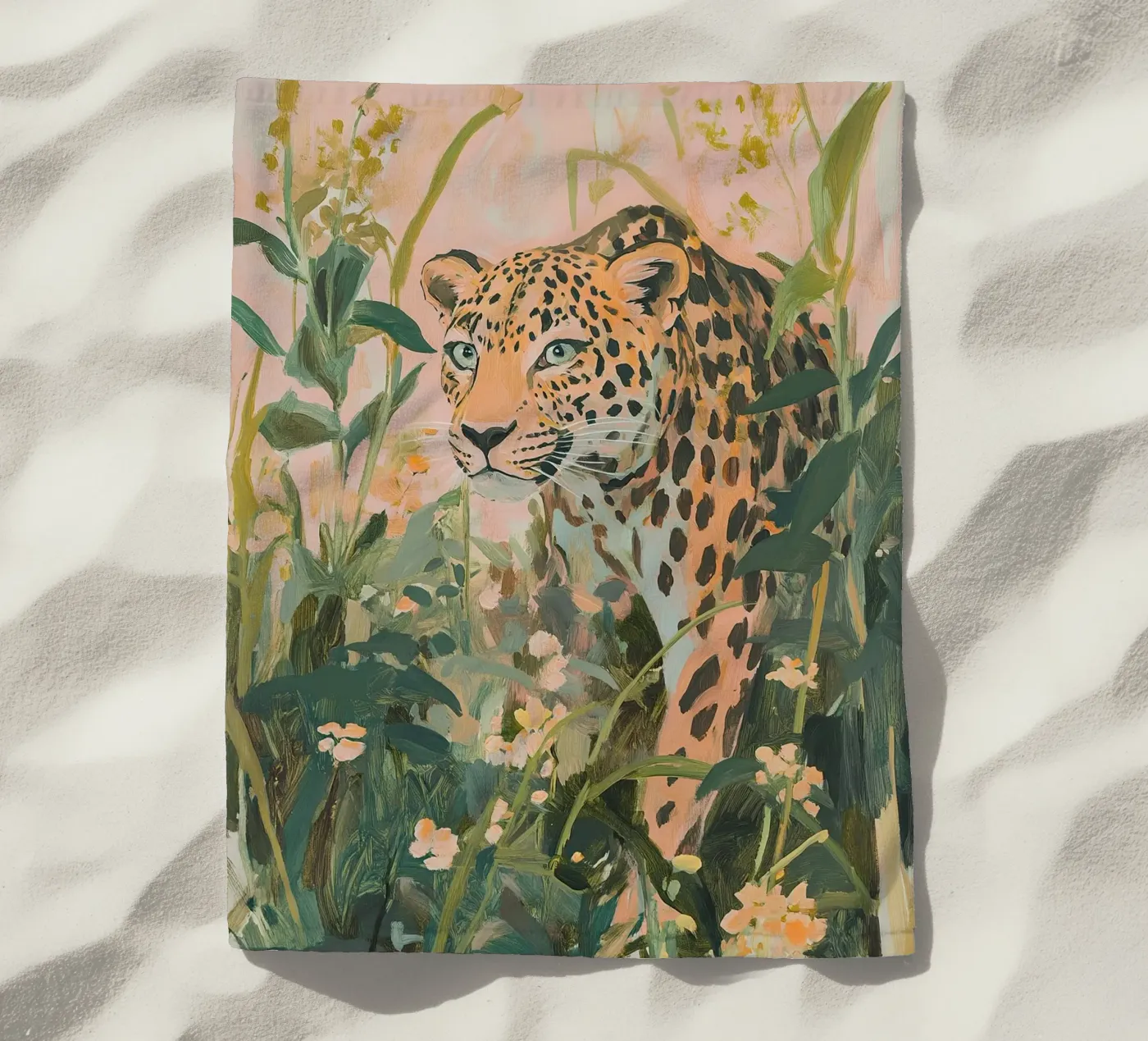 Leopard Strandtuch von Euphoria Theresa