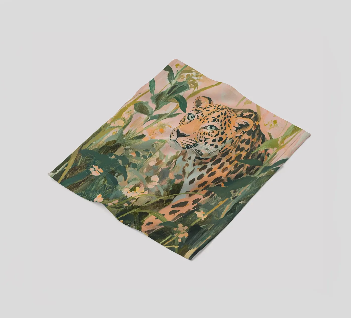 Leopard fleece blanket by Euphoria Theresa