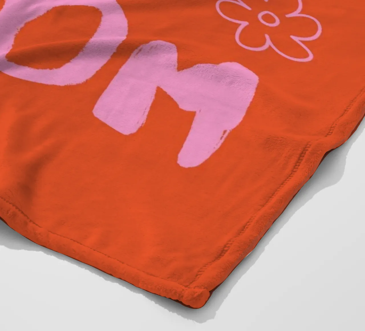 Bloom Baby Bloom fleece blanket by Ohkimiko