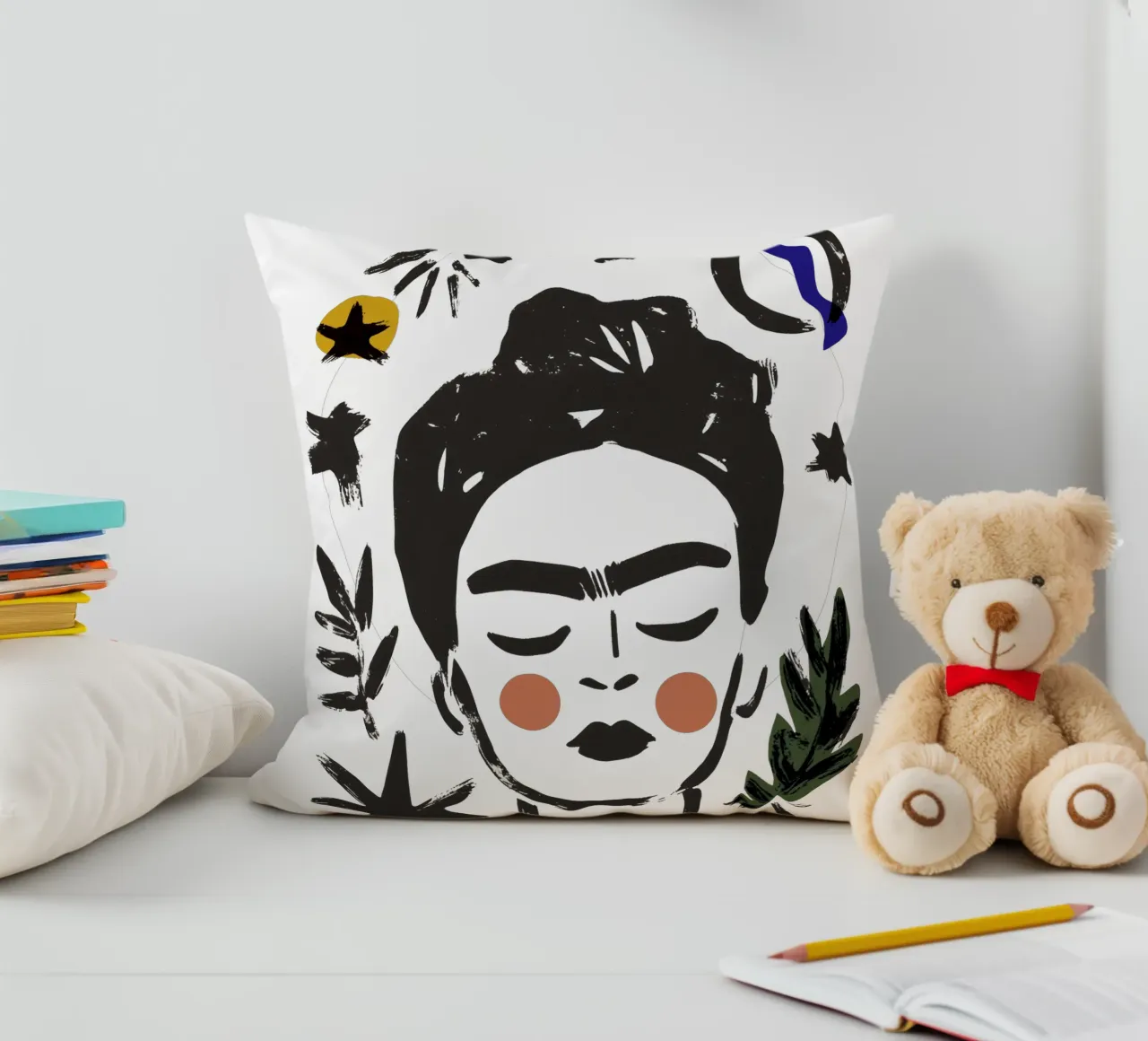 Open Mind (Without Background) cuscino da treechild