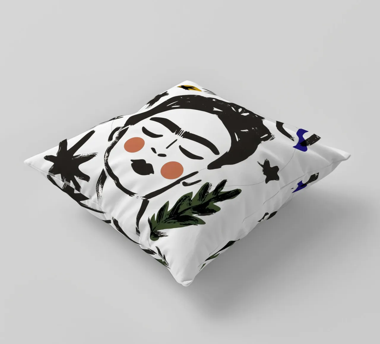 Open Mind (Without Background) cuscino da treechild