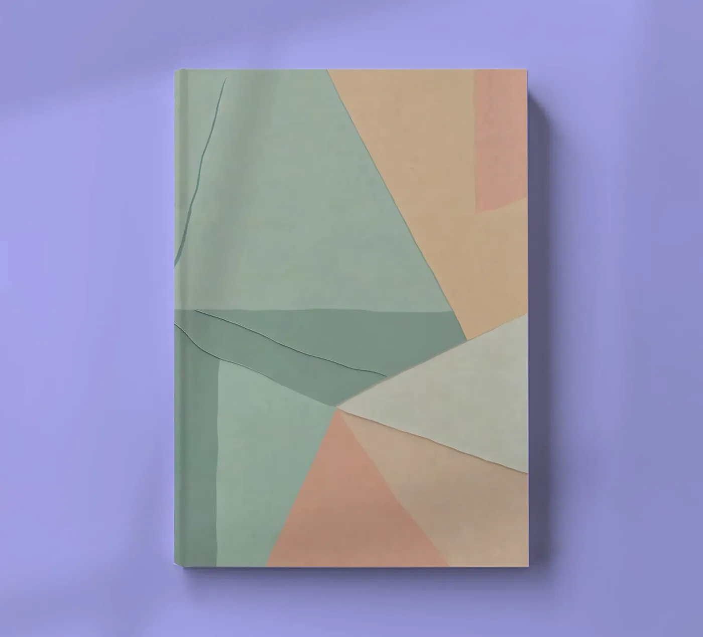 Abstract Pastel Pattern notebook by Charnwood Prints
