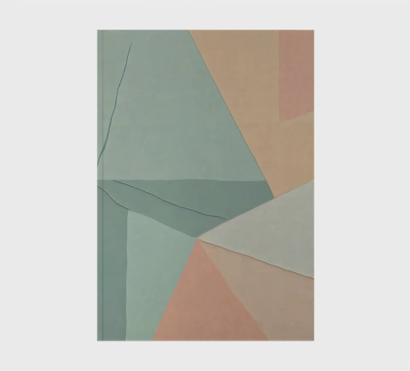Abstract Pastel Pattern notebook by Charnwood Prints