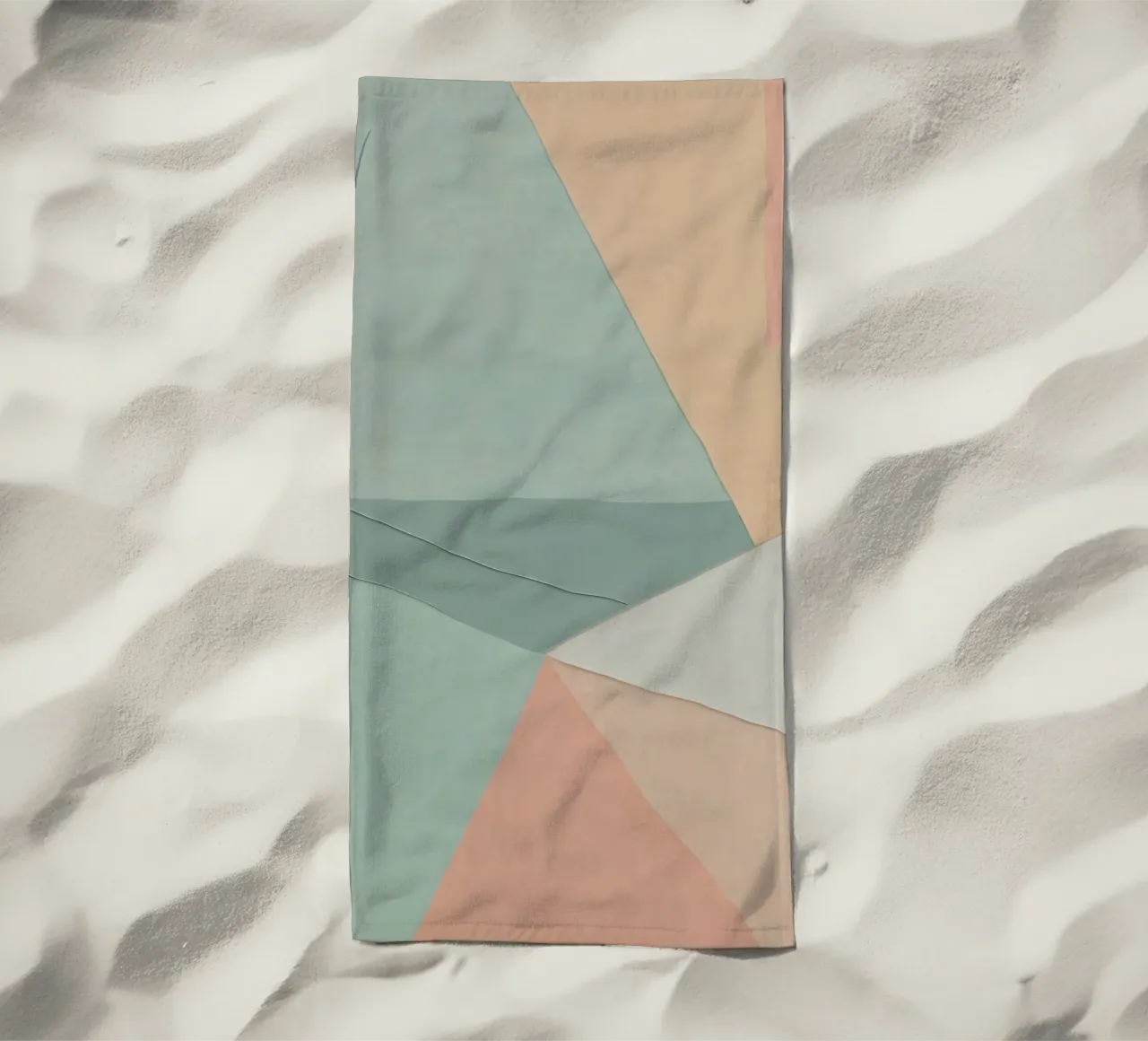 Abstract Pastel Pattern telo mare da Charnwood Prints