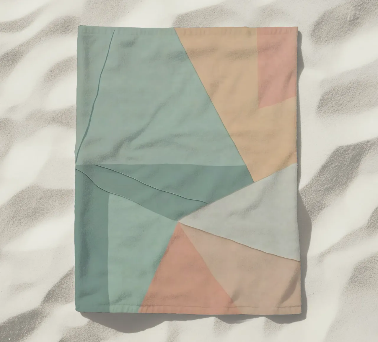 Abstract Pastel Pattern telo mare da Charnwood Prints
