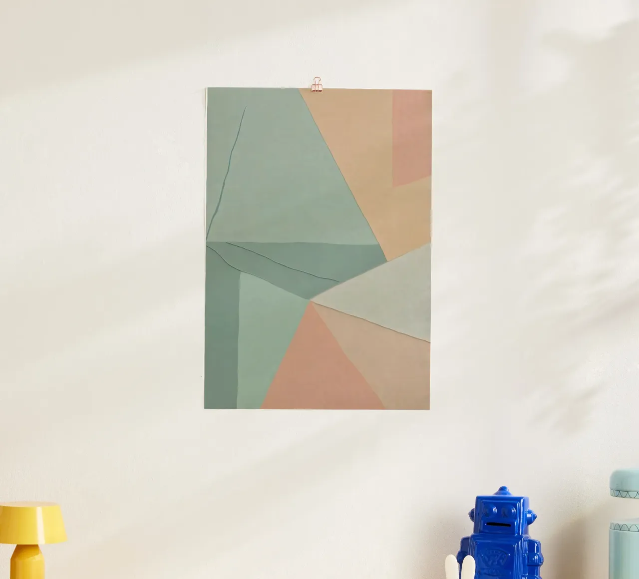 Abstract Pastel Pattern poster by Charnwood Prints