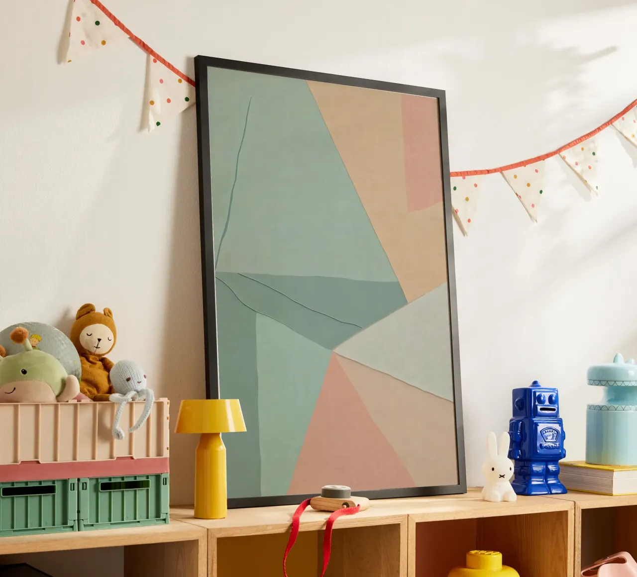 Abstract Pastel Pattern poster by Charnwood Prints