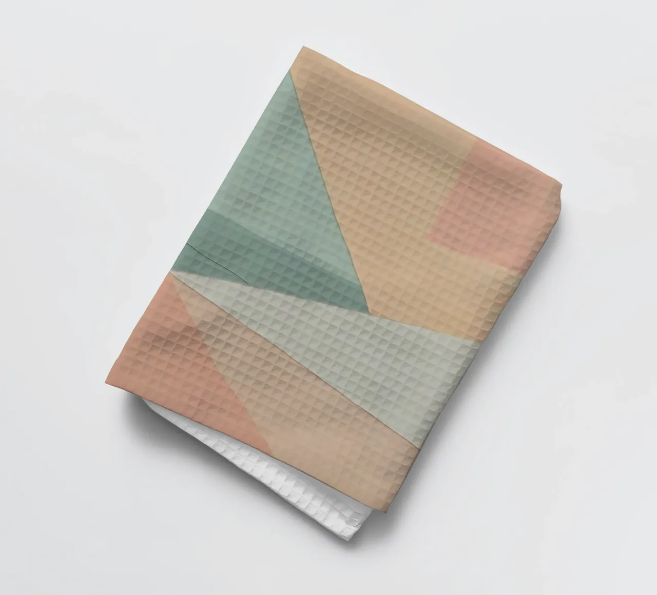 Abstract Pastel Pattern tea towel by Charnwood Prints