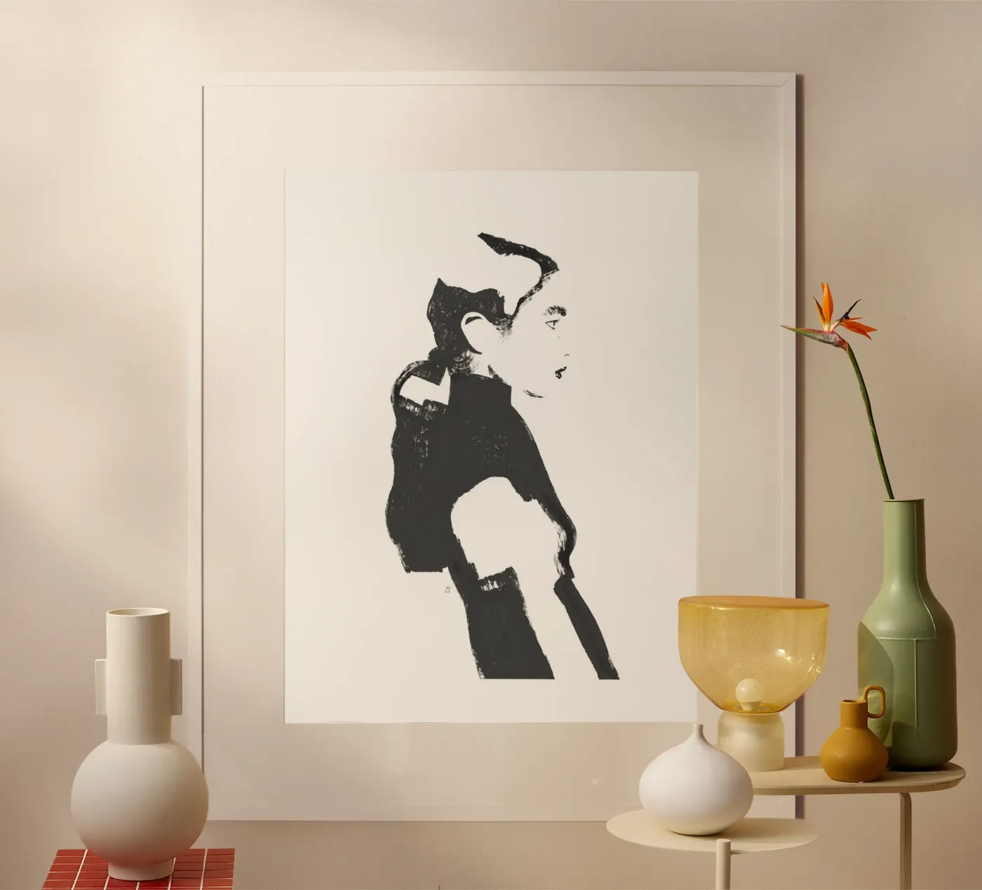 Untitled (Female Portrait II) Poster von Manuel Rebollo