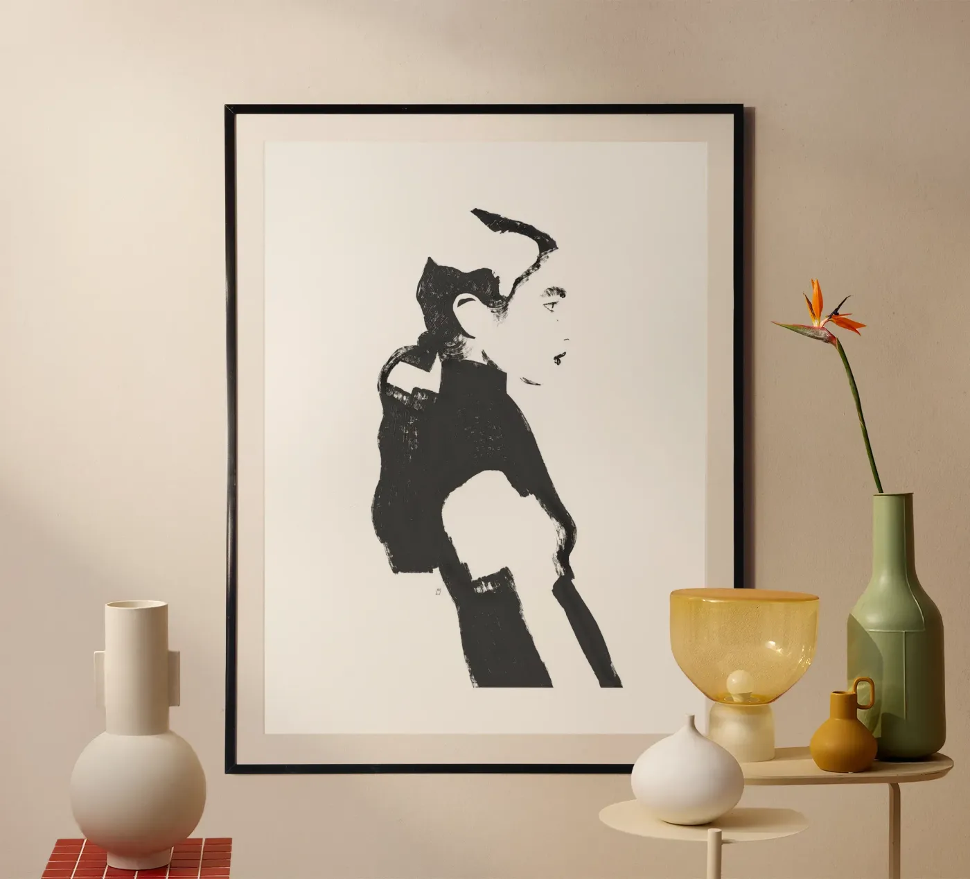 Untitled (Female Portrait II) Poster von Manuel Rebollo
