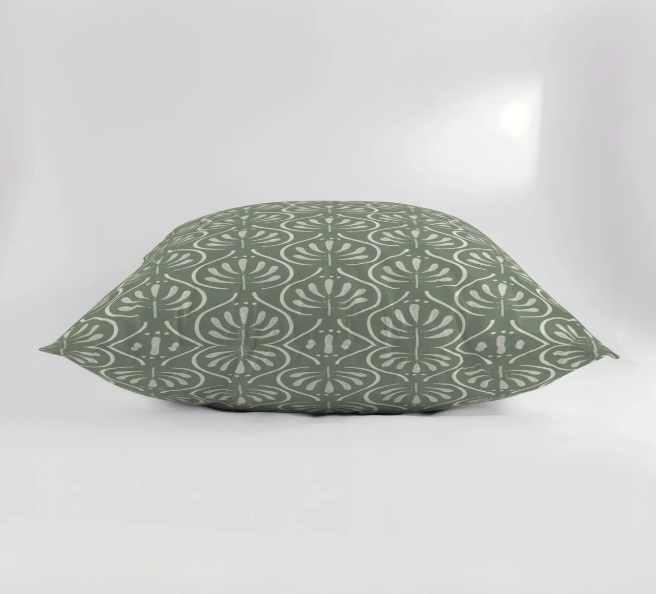 Boho Pattern Sage Green cuscino da anisillustration