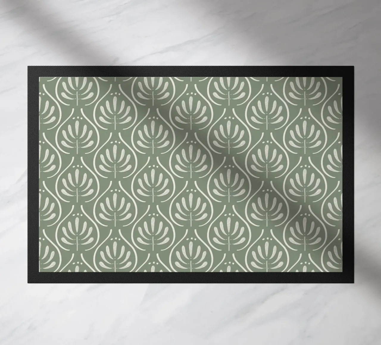 Boho Pattern Sage Green zerbino da anisillustration