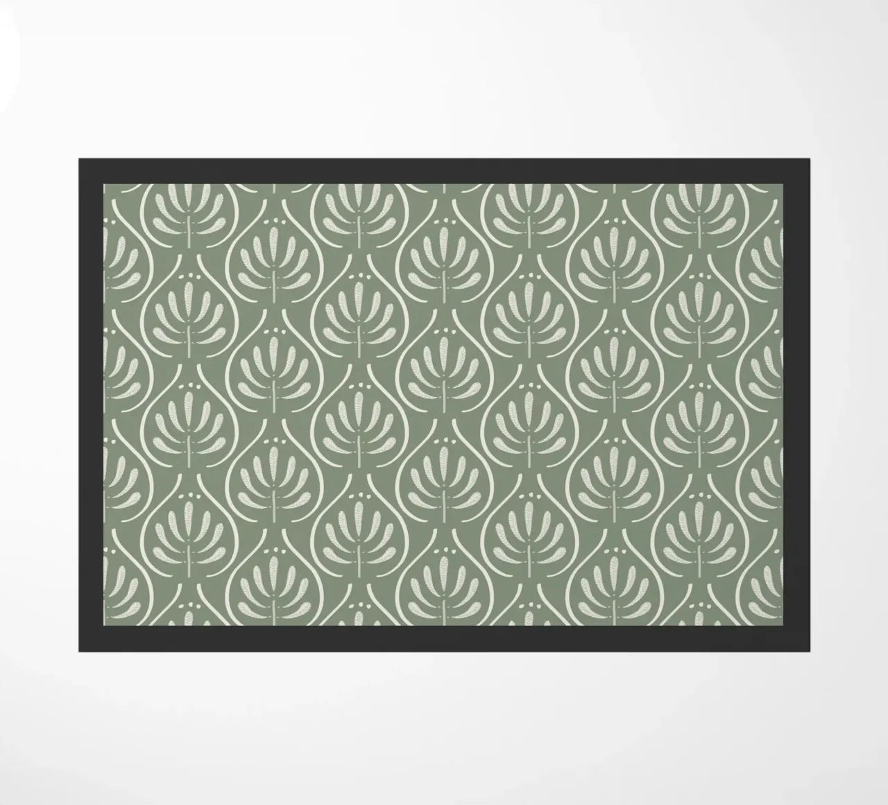 Boho Pattern Sage Green zerbino da anisillustration