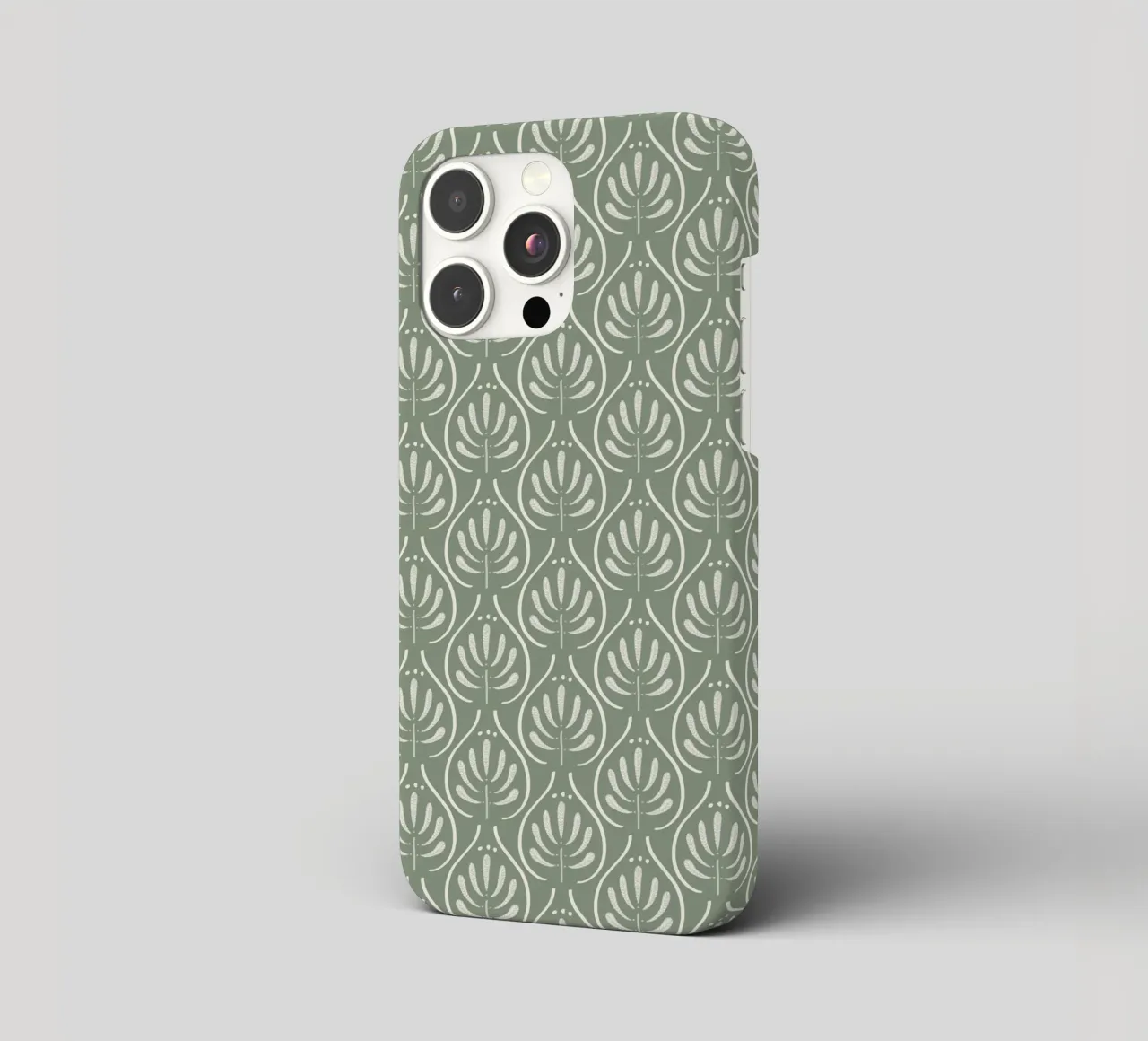 Boho Pattern Sage Green cover iphone da anisillustration