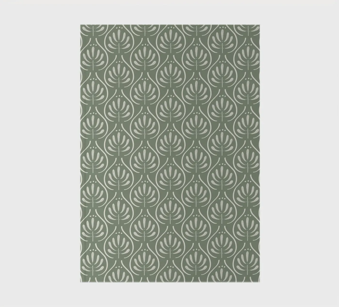 Boho Pattern Sage Green carnet de anisillustration