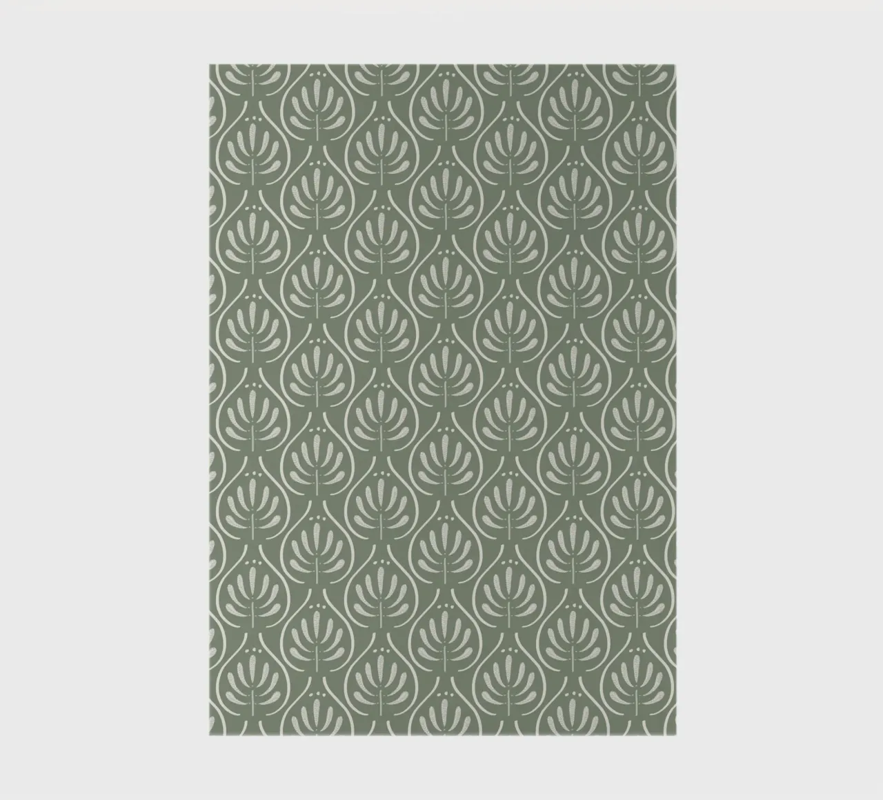 Boho Pattern Sage Green notebook by anisillustration