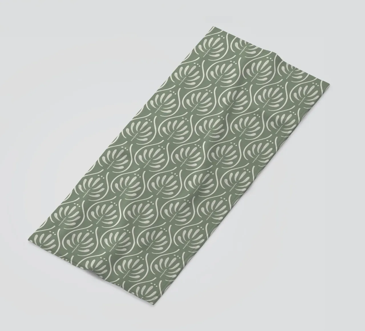 Boho Pattern Sage Green telo mare da anisillustration