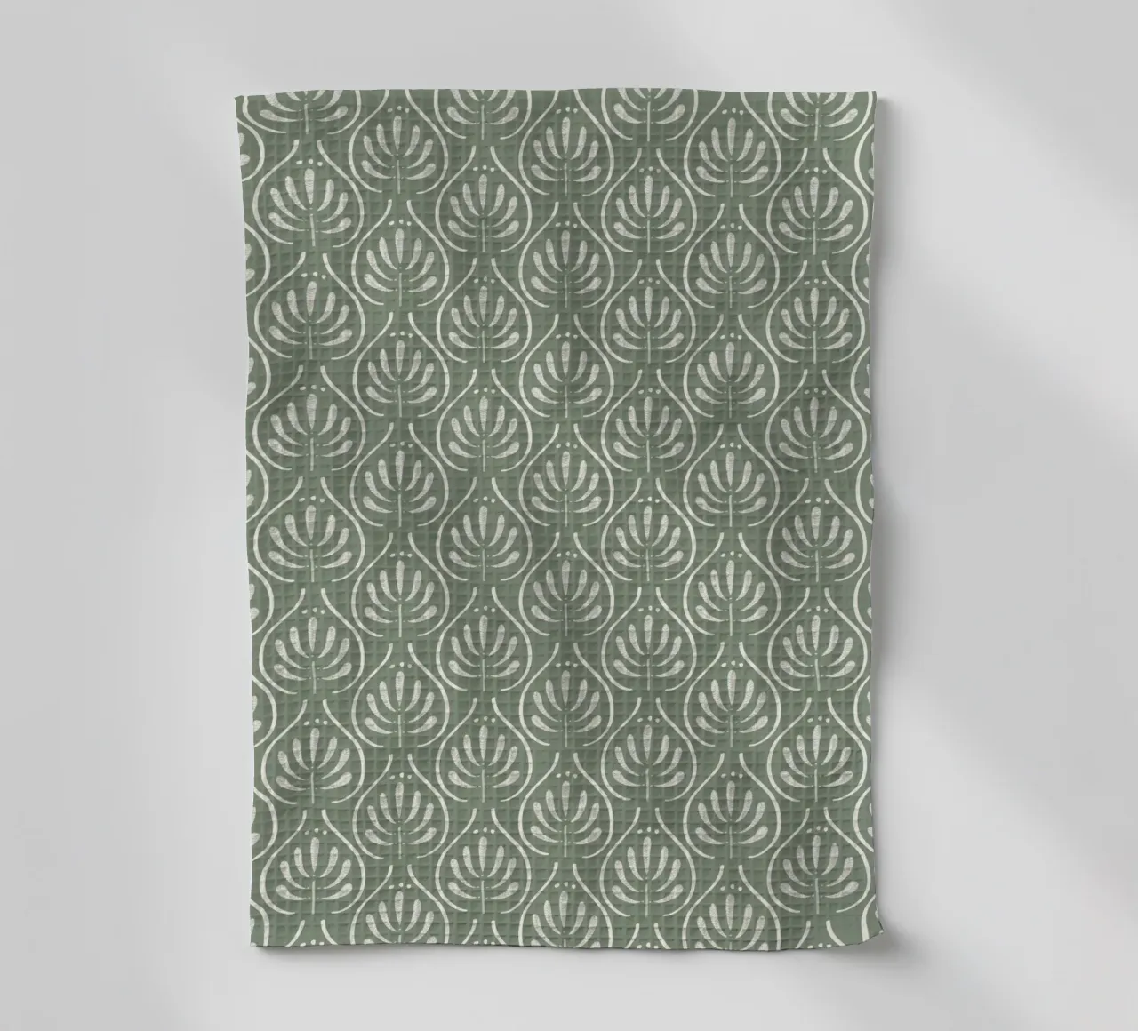 Boho Pattern Sage Green canovaccio da cucina da anisillustration