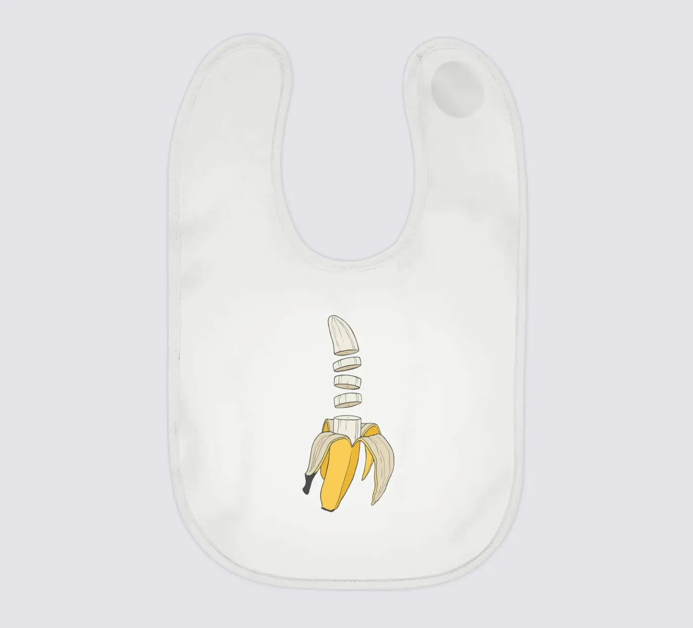 Banana Split baby slabbetje van Rob Art | Illustration