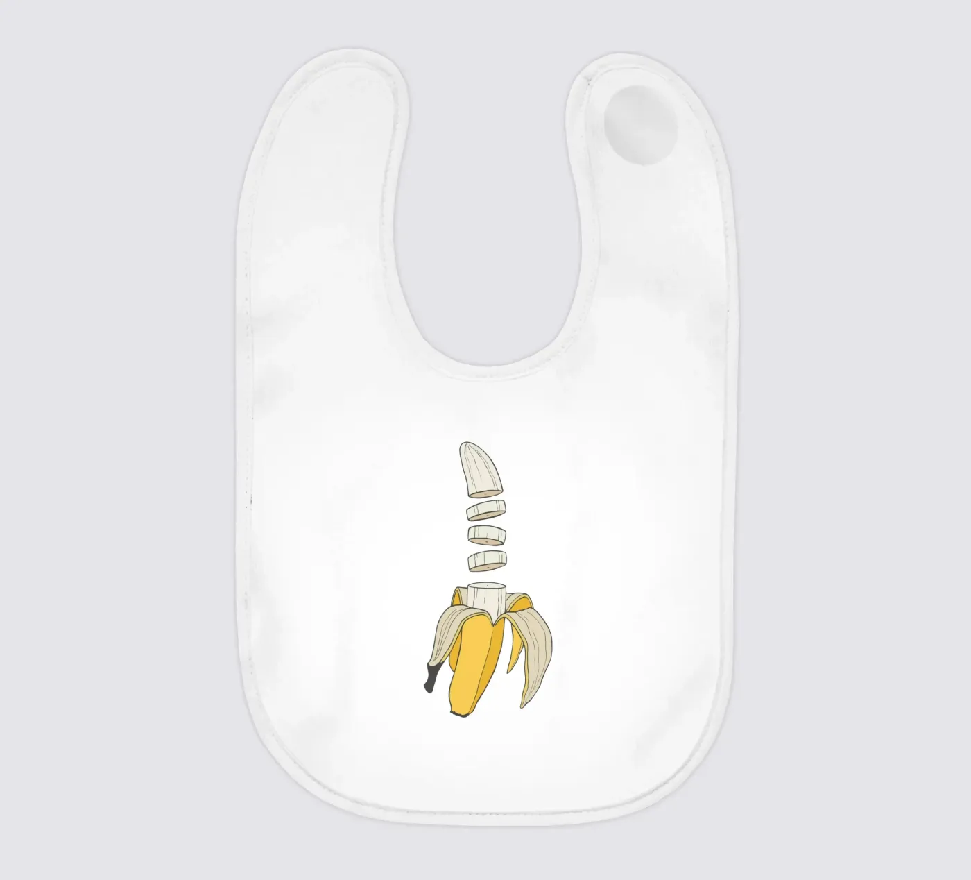 Banana Split baby slabbetje van Rob Art | Illustration