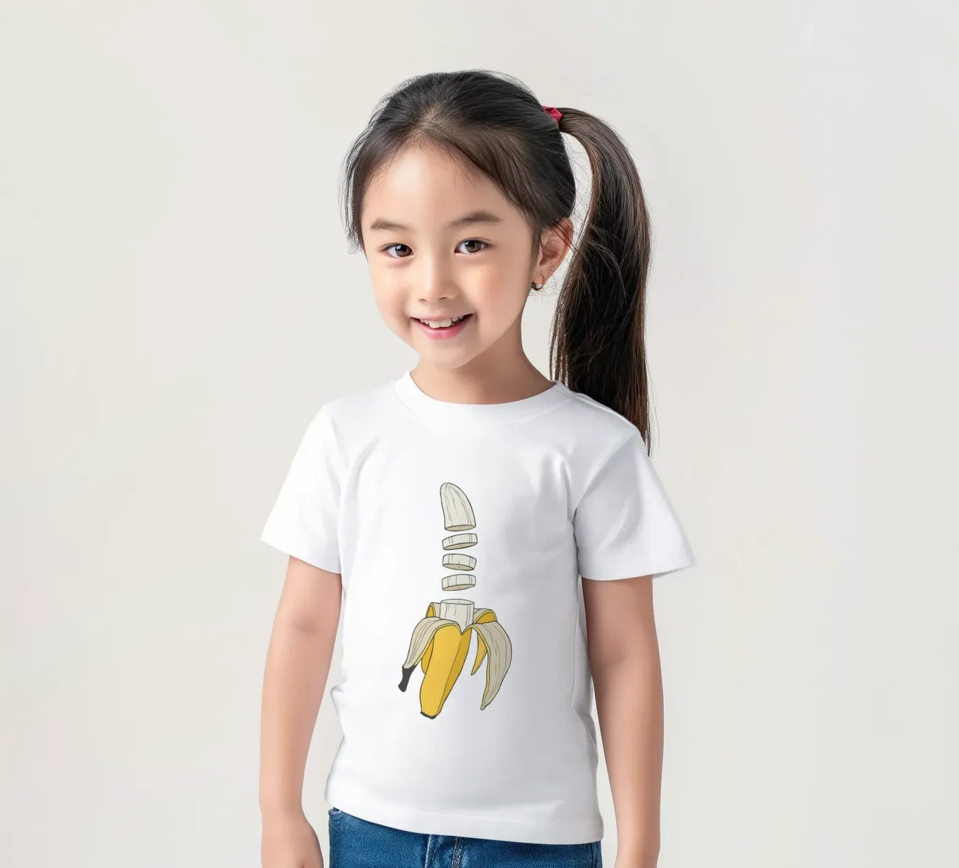 Banana Split kinder t-shirt van Rob Art | Illustration