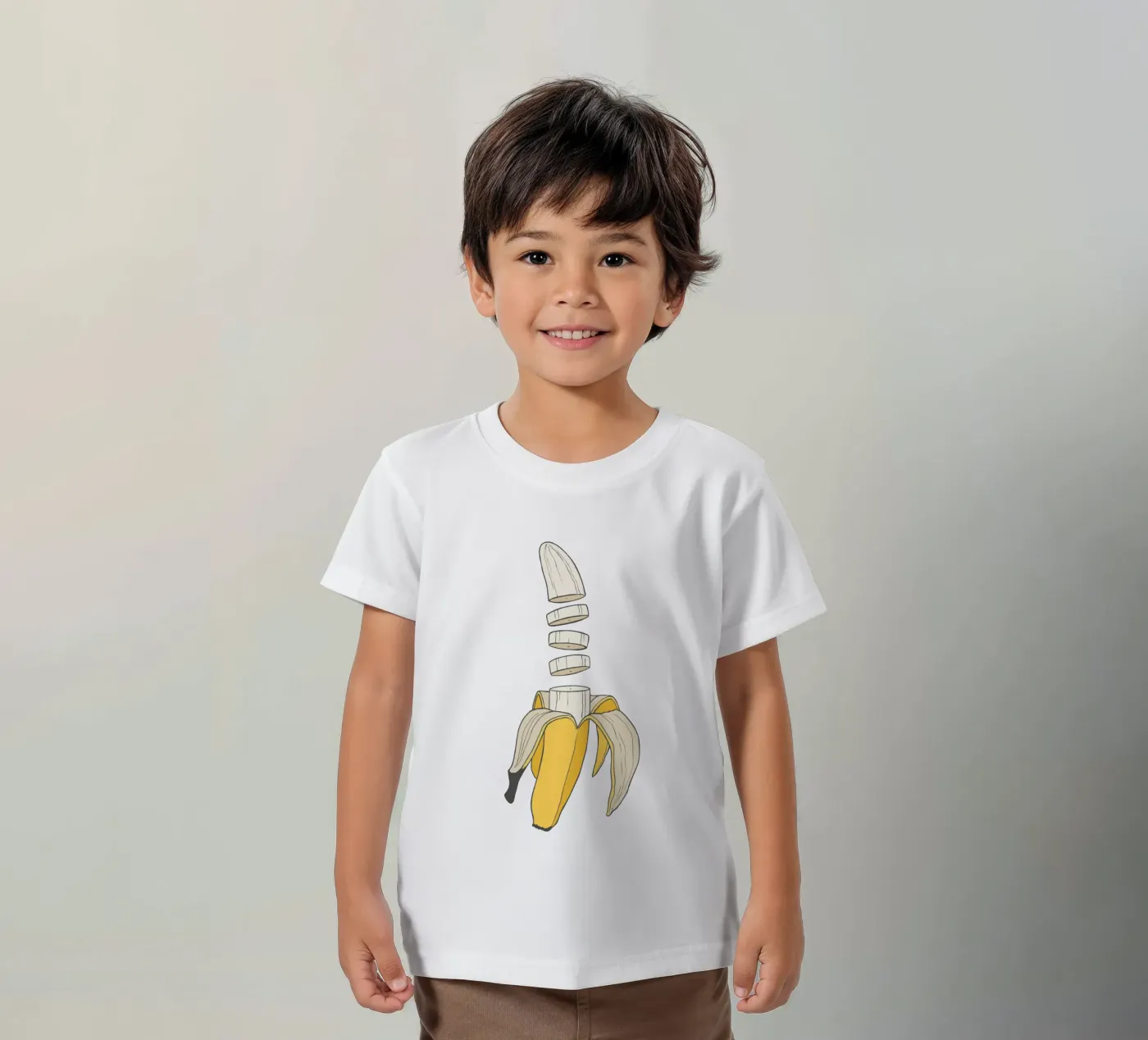 Banana Split kinder t-shirt van Rob Art | Illustration
