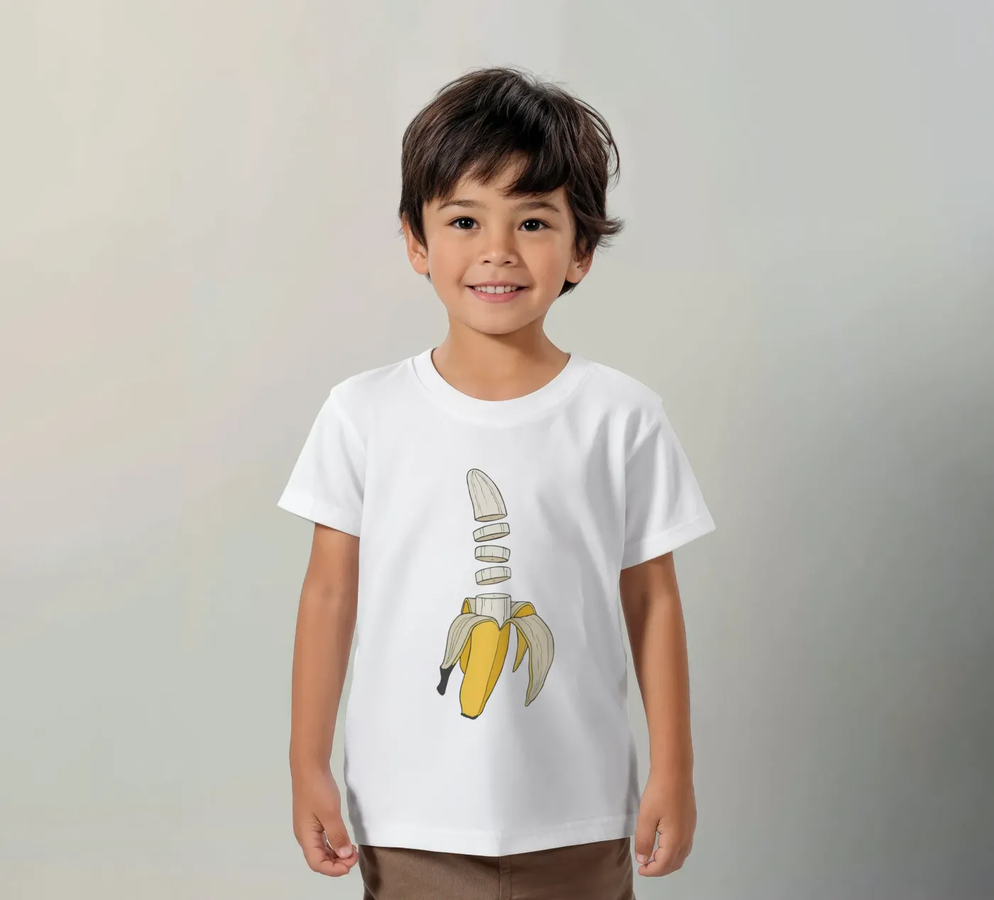 Banana Split kinder t-shirt van Rob Art | Illustration