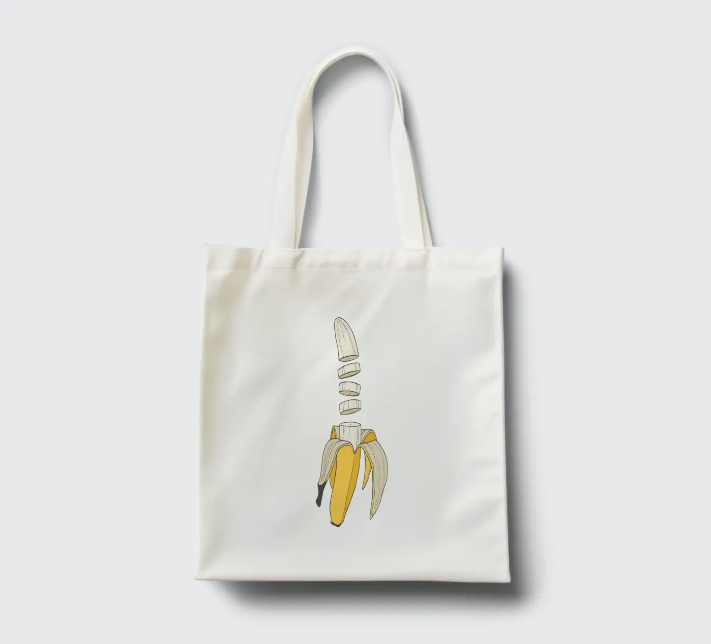 Banana Split tote bag by Rob Art | Illustration