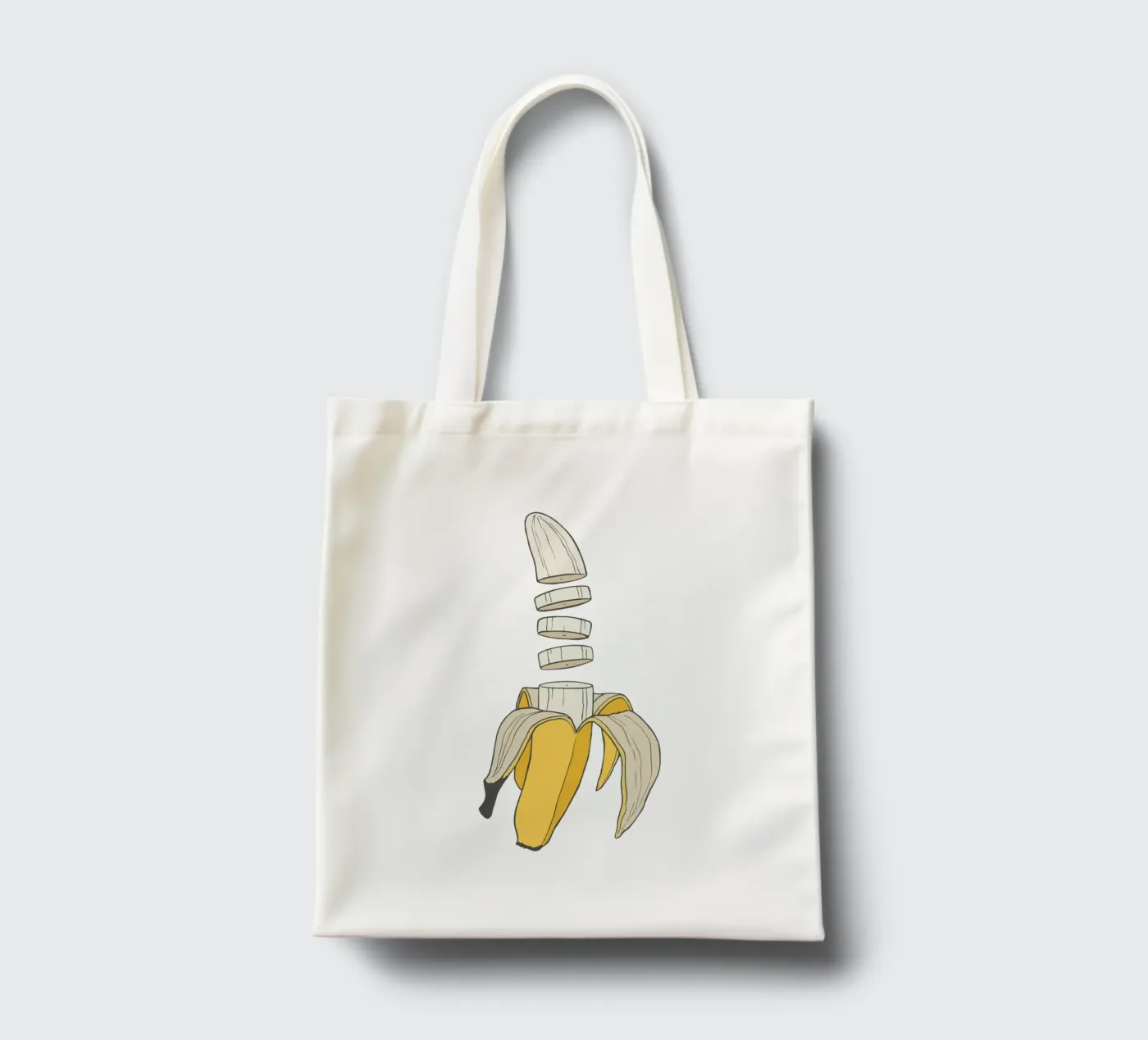 Banana Split tote bag by Rob Art | Illustration