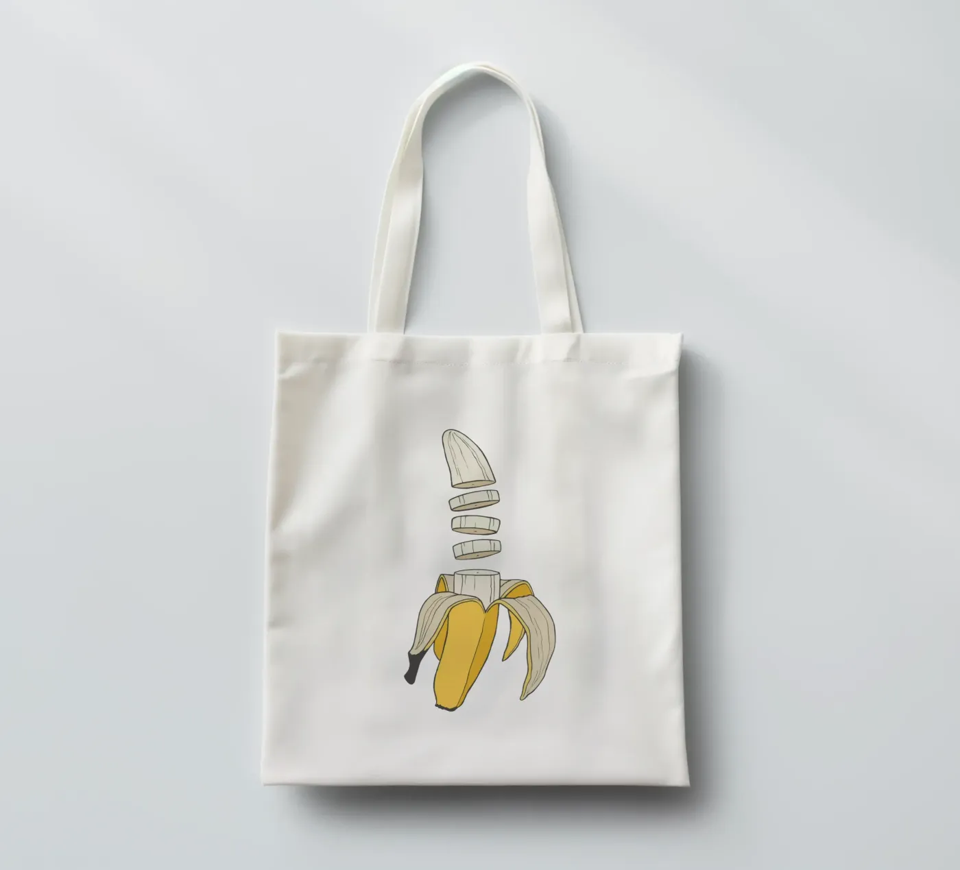 Banana Split tote bag by Rob Art | Illustration