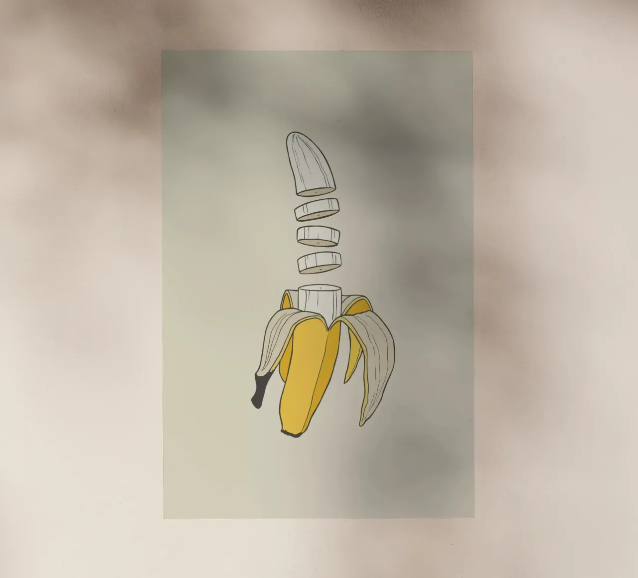 Banana Split pellicola backlit da Rob Art | Illustration