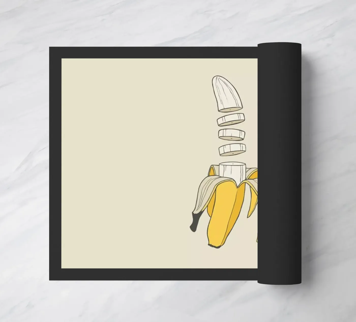Banana Split doormat by Rob Art | Illustration