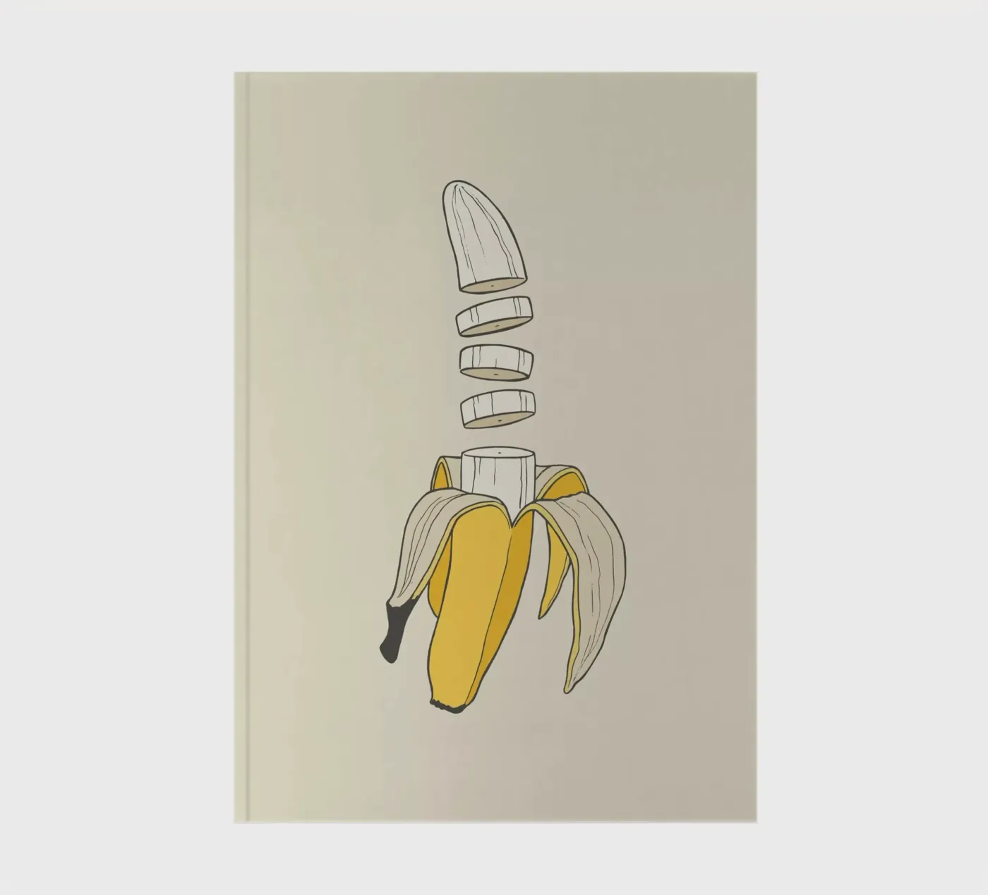 Banana Split notebook by Rob Art | Illustration