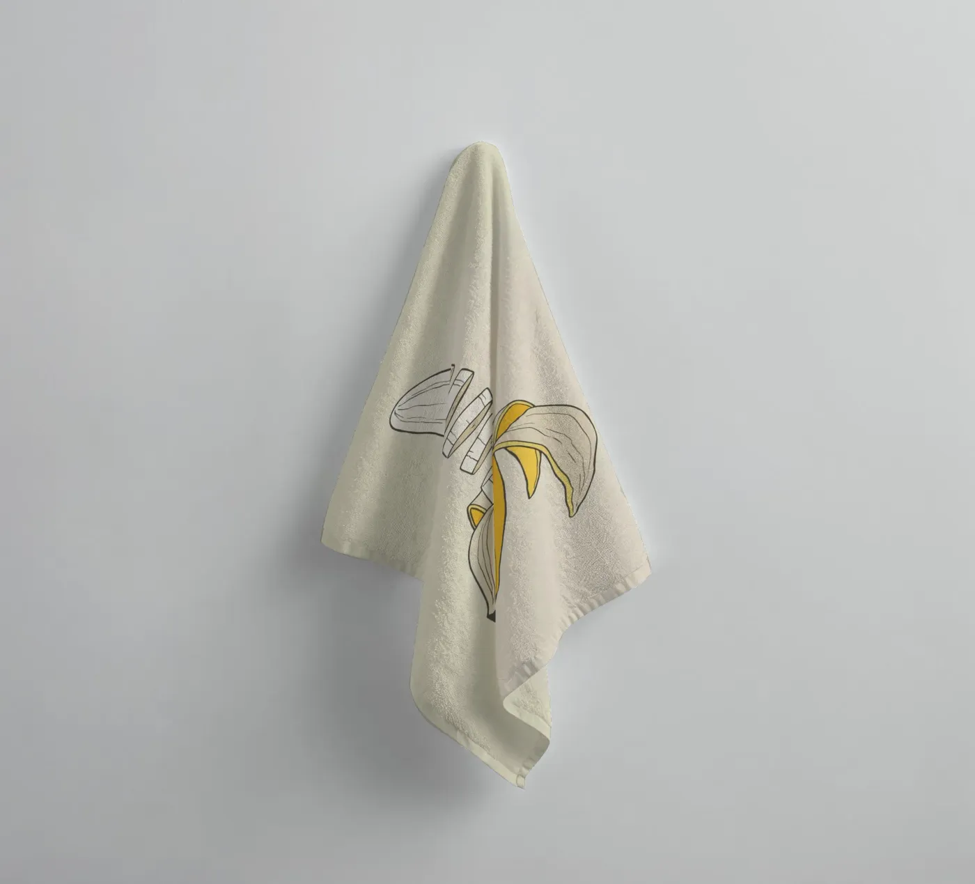 Banana Split Handtuch von Rob Art | Illustration