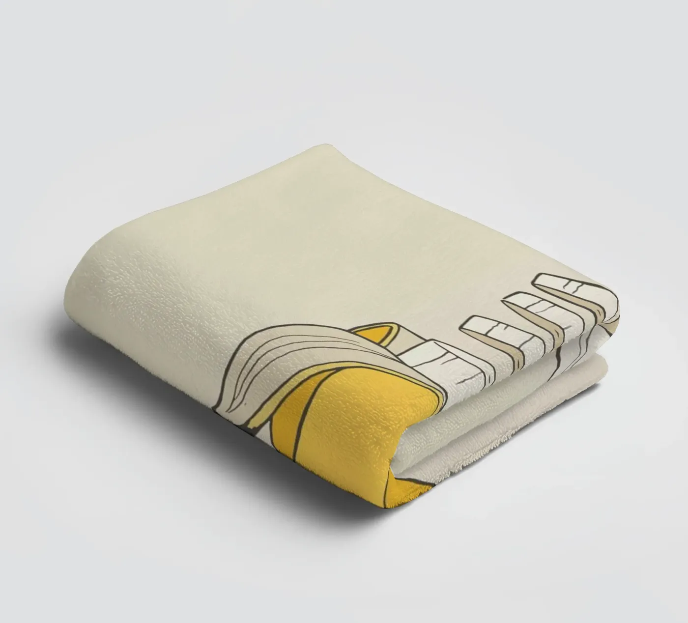 Banana Split badhanddoek van Rob Art | Illustration