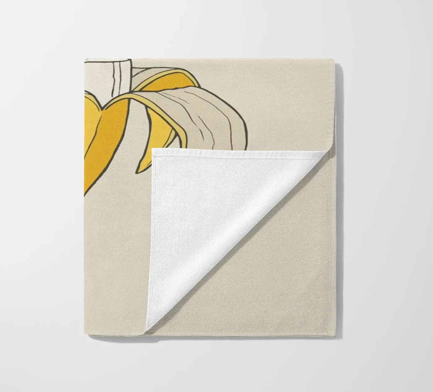 Banana Split strandhanddoek van Rob Art | Illustration