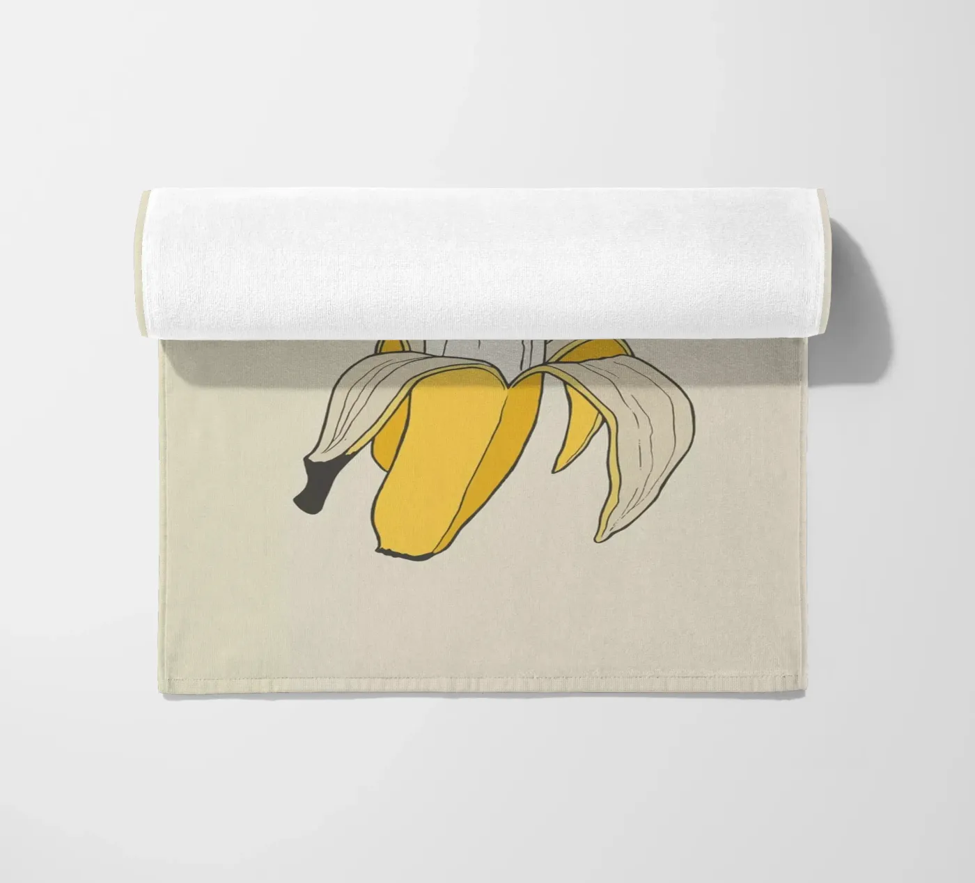 Banana Split strandhanddoek van Rob Art | Illustration