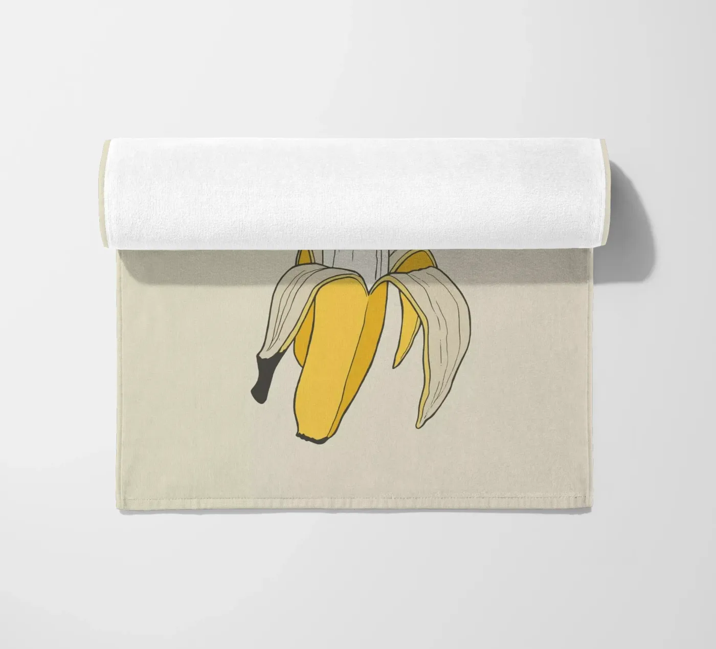 Banana Split strandhanddoek van Rob Art | Illustration