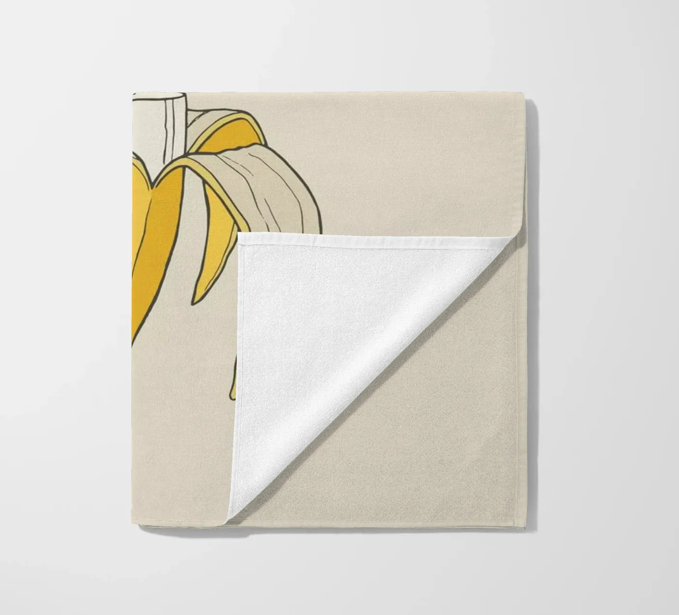 Banana Split strandhanddoek van Rob Art | Illustration
