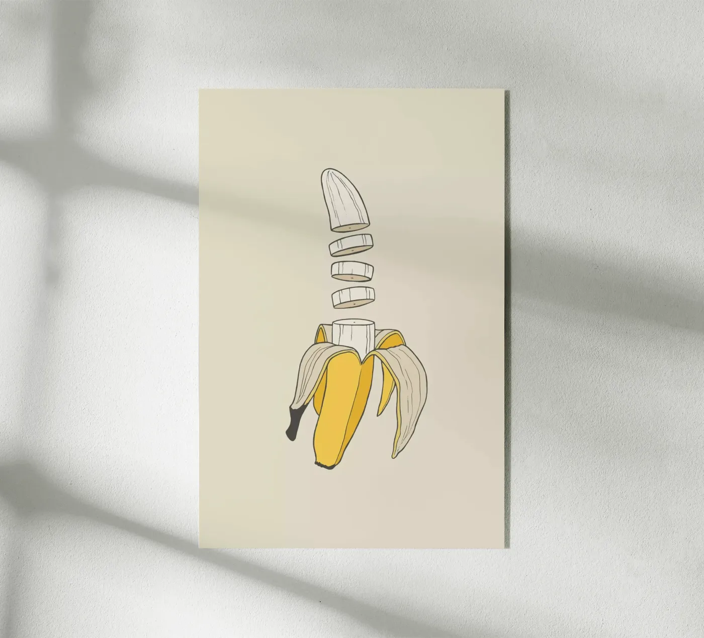 Banana Split acryl van Rob Art | Illustration