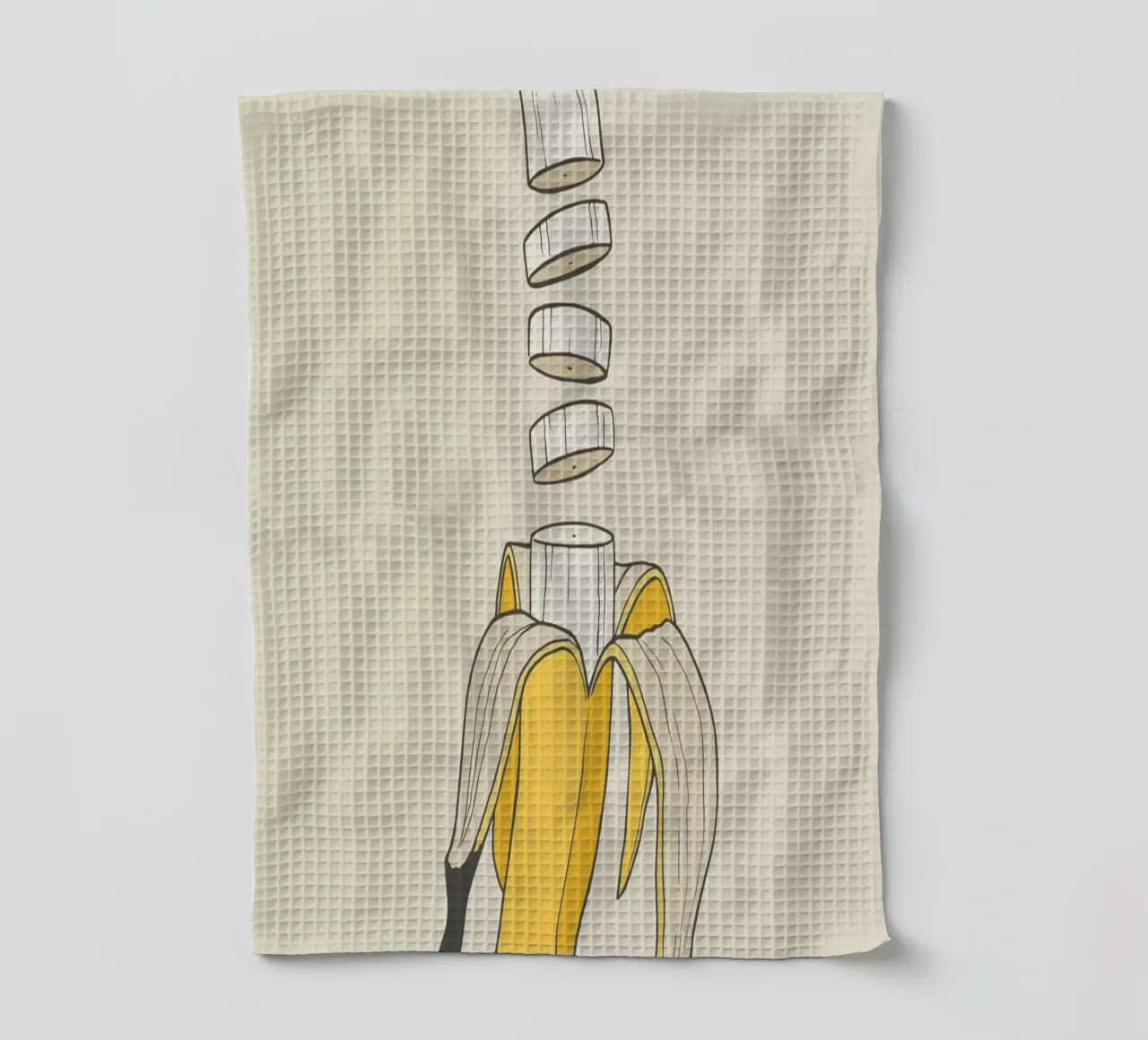 Banana Split canovaccio da cucina da Rob Art | Illustration