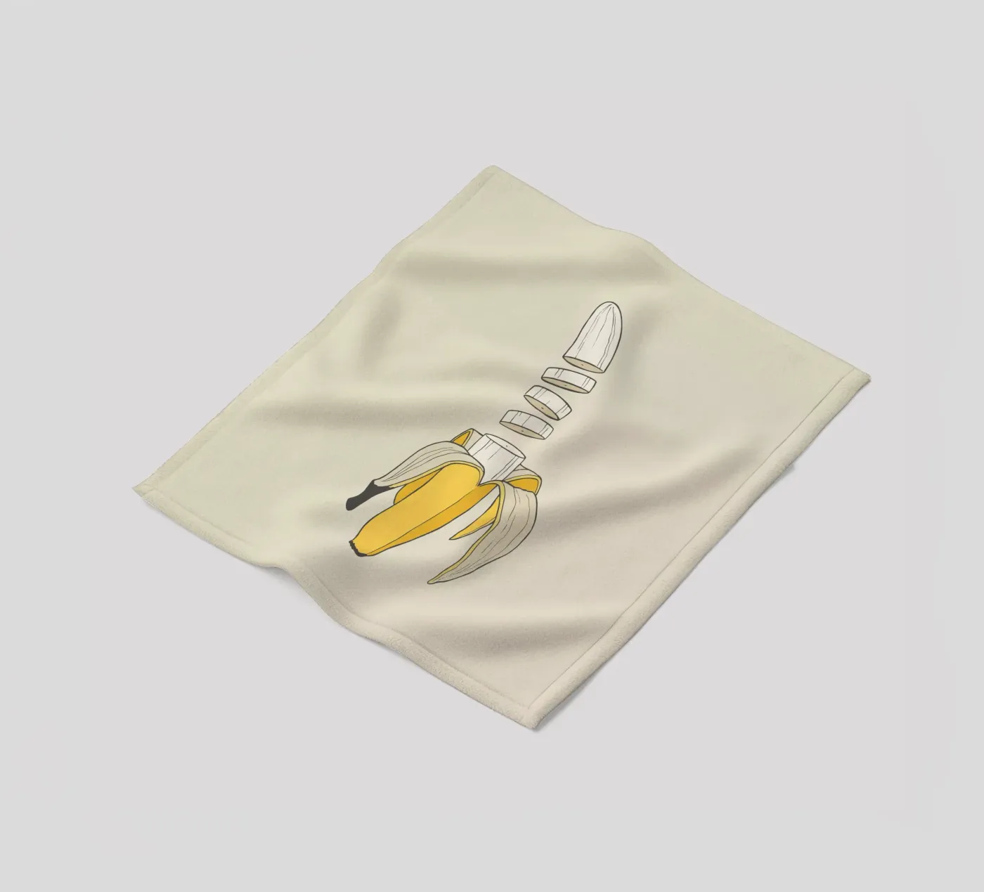 Banana Split Fleecedecke von Rob Art | Illustration