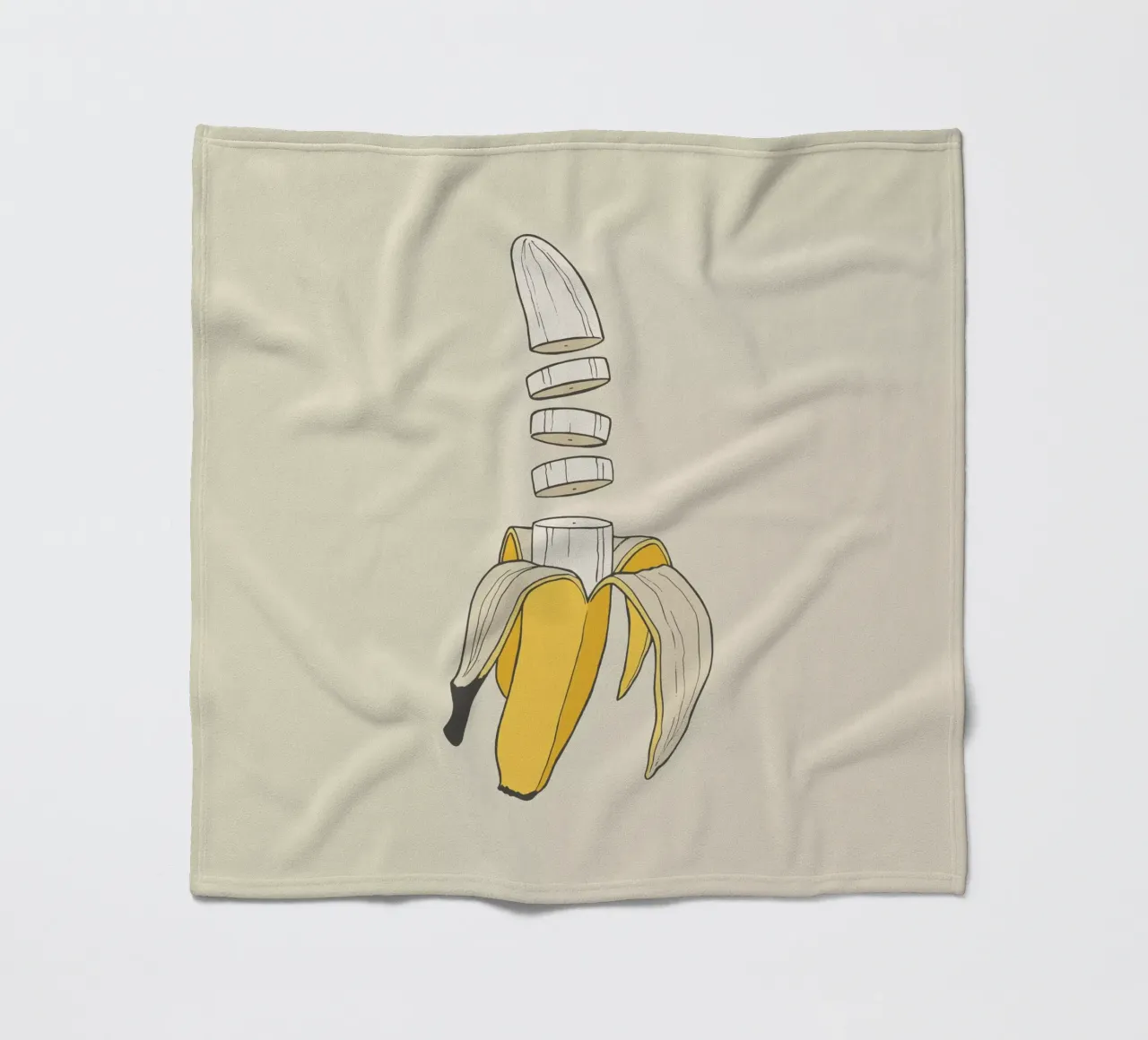 Banana Split Fleecedecke von Rob Art | Illustration