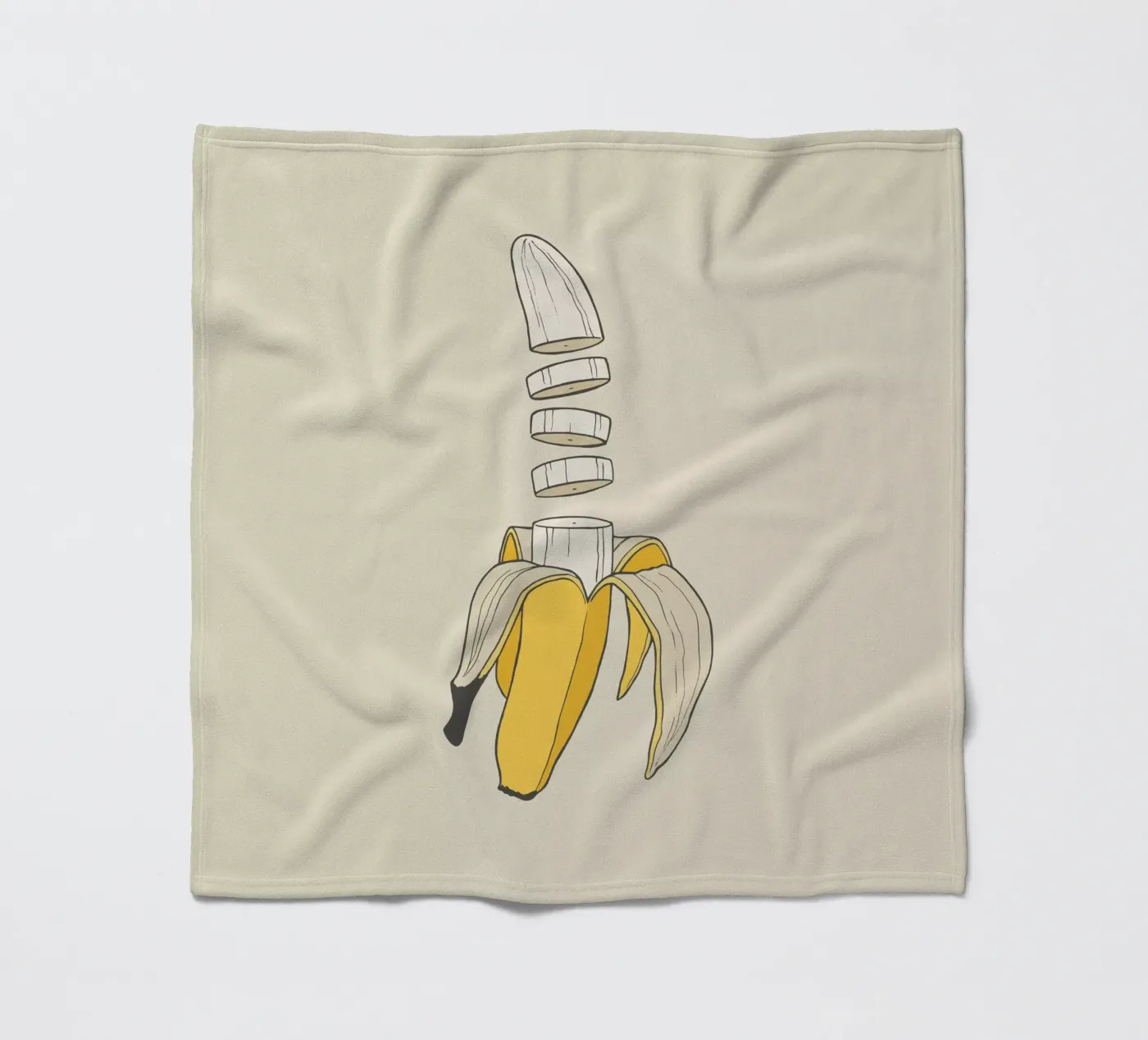 Banana Split fleecedeken van Rob Art | Illustration